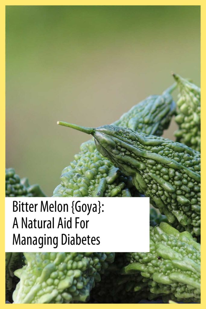Bitter Melon {Goya} A Natural Aid for Managing Diabetes