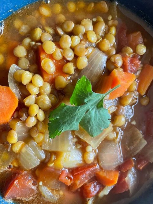 Stovetop Lentil Soup: A Nourishing Recipe of Comfort & Flavor