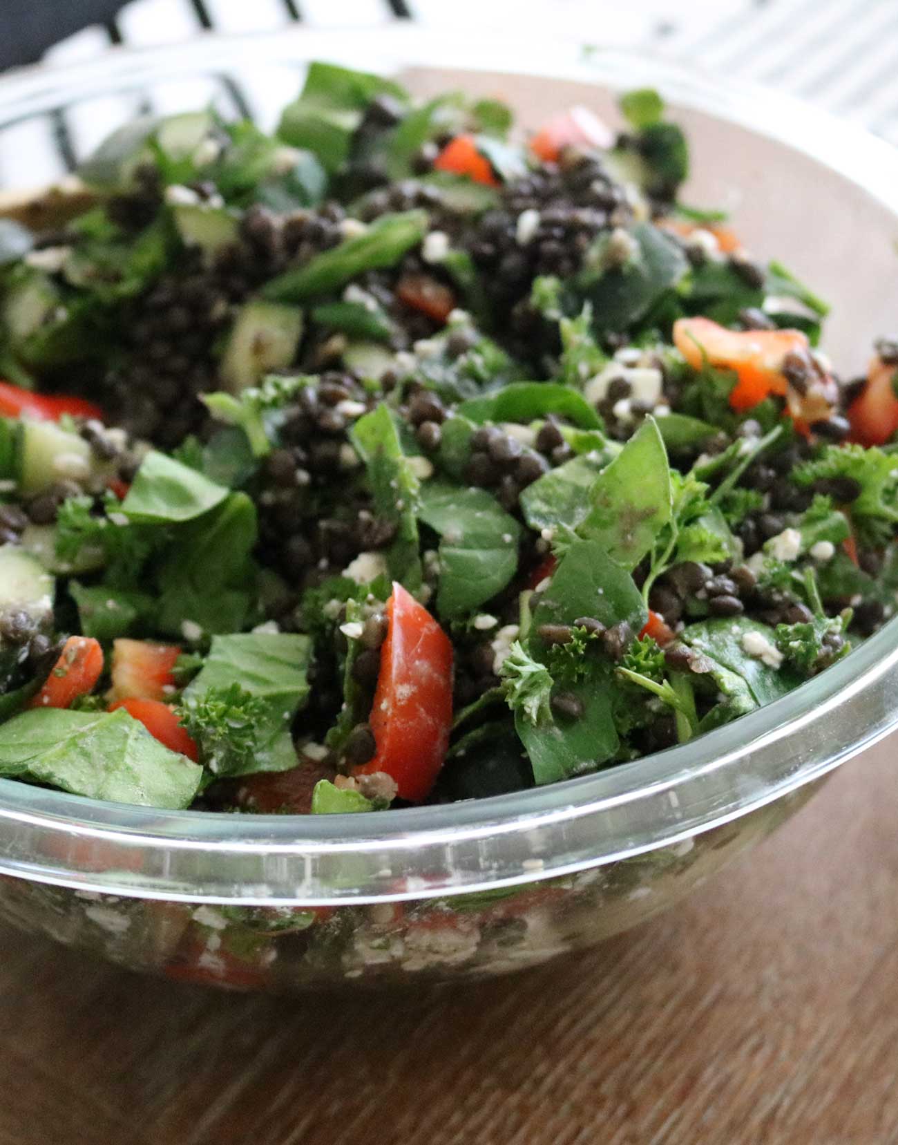 Mediterranean Infusion: Savor the Flavor of Black Lentil Salad