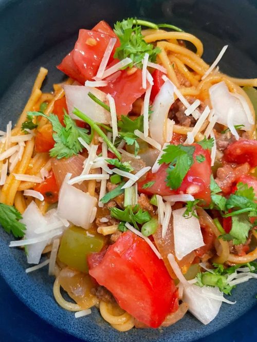 One-Pot Taco Spaghetti: An Ultimate Fusion of Mexican and Italian Flavors