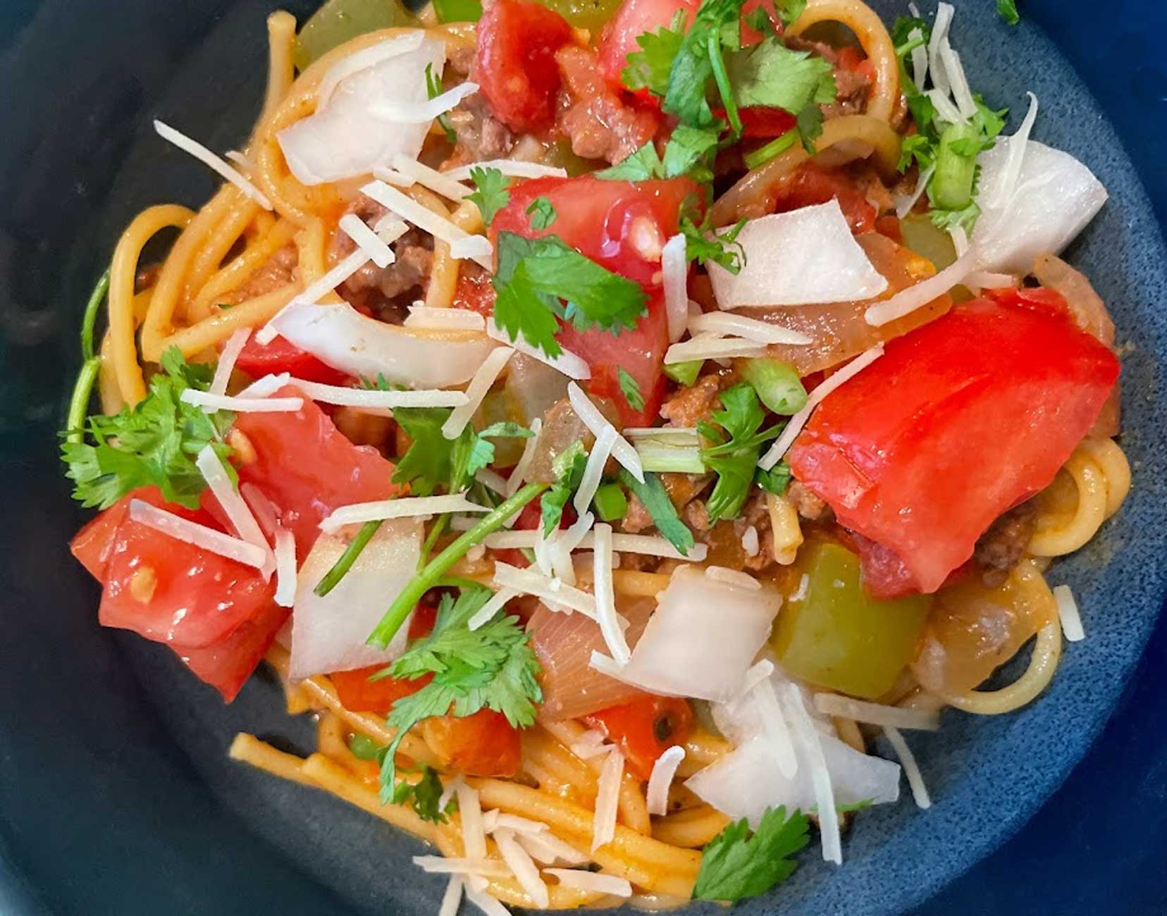 One-Pot Taco Spaghetti: An Ultimate Fusion of Mexican and Italian Flavors