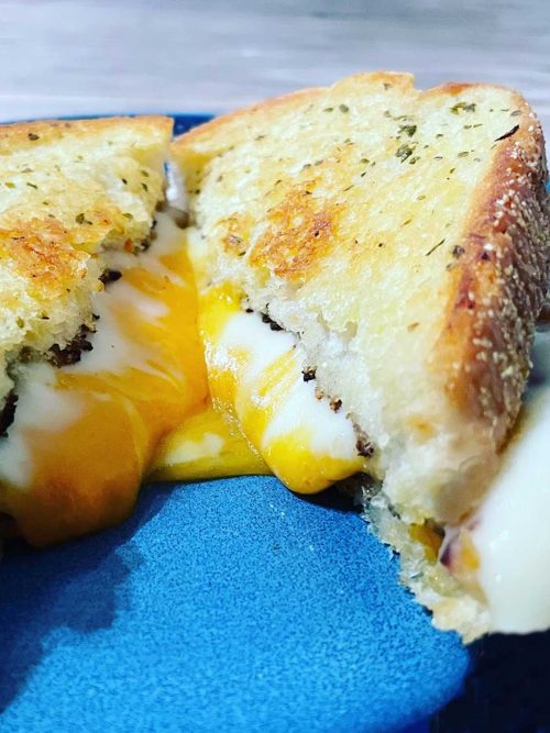 A Lone Star Twist: Thick-Cut Texas Toast Grilled Cheese Sandwich